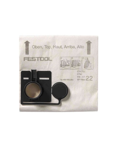 Bolsa filtrante Festool FIS-CT 33 SP VLIES/5 - 456871