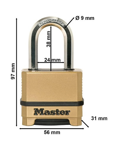 Candado alta seguridad Master Lock M175EURDLF